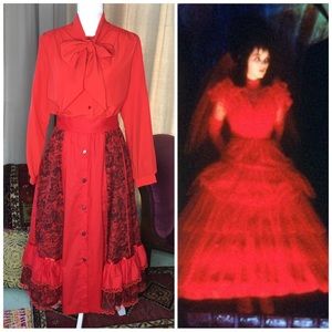 80s Prairie Skirt Set